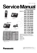 Предварительный просмотр 1 страницы Panasonic KX-TGF340B Service Manual