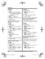 Предварительный просмотр 22 страницы Panasonic KX-TGF343B Operating Instructions Manual