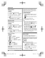 Предварительный просмотр 26 страницы Panasonic KX-TGF343B Operating Instructions Manual