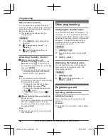 Предварительный просмотр 38 страницы Panasonic KX-TGF343B Operating Instructions Manual