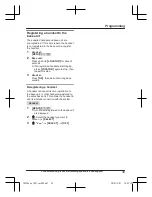 Предварительный просмотр 39 страницы Panasonic KX-TGF343B Operating Instructions Manual