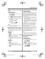 Предварительный просмотр 41 страницы Panasonic KX-TGF343B Operating Instructions Manual