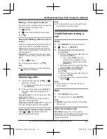 Предварительный просмотр 21 страницы Panasonic KX-TGF370 Series Operating Instructions Manual