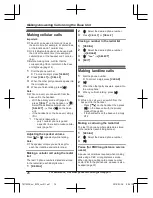 Предварительный просмотр 26 страницы Panasonic KX-TGF370 Series Operating Instructions Manual