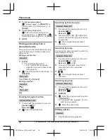 Предварительный просмотр 36 страницы Panasonic KX-TGF370 Series Operating Instructions Manual