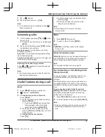 Preview for 21 page of Panasonic KX-TGF380 Operating Instructions Manual