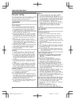 Preview for 6 page of Panasonic KX-TGF380AZ Operating Instructions Manual