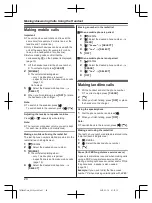 Preview for 20 page of Panasonic KX-TGF380AZ Operating Instructions Manual