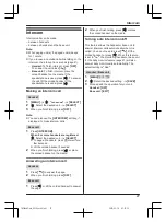 Preview for 27 page of Panasonic KX-TGF380AZ Operating Instructions Manual