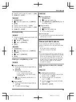 Preview for 35 page of Panasonic KX-TGF380AZ Operating Instructions Manual