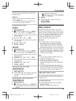 Preview for 45 page of Panasonic KX-TGF380AZ Operating Instructions Manual