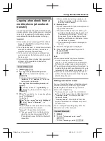 Preview for 53 page of Panasonic KX-TGF380AZ Operating Instructions Manual