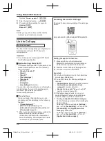 Preview for 54 page of Panasonic KX-TGF380AZ Operating Instructions Manual