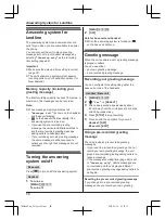 Preview for 58 page of Panasonic KX-TGF380AZ Operating Instructions Manual