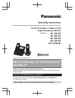 Panasonic KX-TGF570 Series Operating Instructions Manual preview