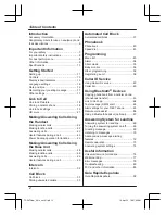 Preview for 2 page of Panasonic KX-TGF675 Operating Instructions Manual