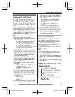 Preview for 37 page of Panasonic KX-TGF675 Operating Instructions Manual