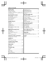 Preview for 2 page of Panasonic KX-TGF740 Operating Instructions Manual