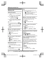 Предварительный просмотр 16 страницы Panasonic KX-TGF740 Operating Instructions Manual