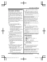 Preview for 27 page of Panasonic KX-TGF740 Operating Instructions Manual