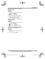 Preview for 33 page of Panasonic KX-TGF740 Operating Instructions Manual