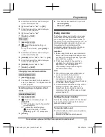 Preview for 43 page of Panasonic KX-TGF740 Operating Instructions Manual