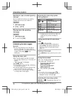 Preview for 50 page of Panasonic KX-TGF740 Operating Instructions Manual