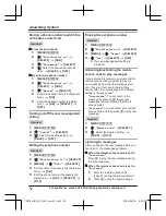 Preview for 52 page of Panasonic KX-TGF740 Operating Instructions Manual