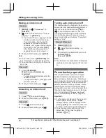 Preview for 20 page of Panasonic KX-TGF743 Operating Instructions Manual