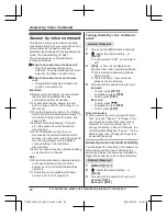 Preview for 22 page of Panasonic KX-TGF743 Operating Instructions Manual