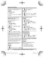 Preview for 28 page of Panasonic KX-TGF743 Operating Instructions Manual