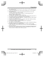 Preview for 41 page of Panasonic KX-TGF743 Operating Instructions Manual