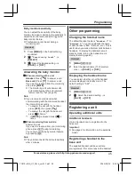 Preview for 45 page of Panasonic KX-TGF743 Operating Instructions Manual