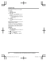 Preview for 46 page of Panasonic KX-TGF743 Operating Instructions Manual