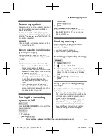 Preview for 49 page of Panasonic KX-TGF743 Operating Instructions Manual