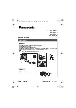 Предварительный просмотр 1 страницы Panasonic KX-TGF773 Quick Manual