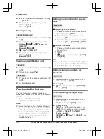 Предварительный просмотр 32 страницы Panasonic KX-TGF850 Operating Instructions Manual