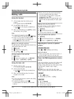 Предварительный просмотр 16 страницы Panasonic KX-TGF852 Operating Instructions Manual