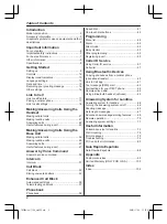 Предварительный просмотр 2 страницы Panasonic KX-TGF880 Series Operating Instructions Manual