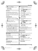 Предварительный просмотр 41 страницы Panasonic KX-TGF880 Series Operating Instructions Manual