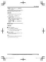 Предварительный просмотр 43 страницы Panasonic KX-TGF880 Series Operating Instructions Manual