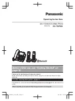 Panasonic KX-TGF892 Operating Instructions Manual предпросмотр