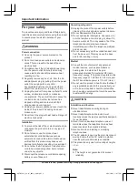 Preview for 6 page of Panasonic KX-TGF892 Operating Instructions Manual