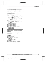 Preview for 29 page of Panasonic KX-TGF892 Operating Instructions Manual