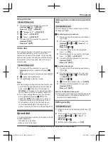 Preview for 35 page of Panasonic KX-TGF892 Operating Instructions Manual