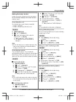 Preview for 47 page of Panasonic KX-TGF892 Operating Instructions Manual