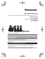 Предварительный просмотр 1 страницы Panasonic KX-TGF970 Series Operating Instructions Manual