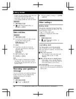 Предварительный просмотр 18 страницы Panasonic KX-TGF970 Series Operating Instructions Manual