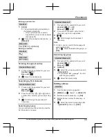 Предварительный просмотр 49 страницы Panasonic KX-TGF970 Series Operating Instructions Manual