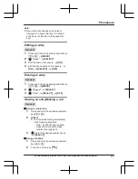 Предварительный просмотр 51 страницы Panasonic KX-TGF970 Series Operating Instructions Manual